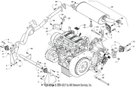 Rear Gearcase Left Bracket
