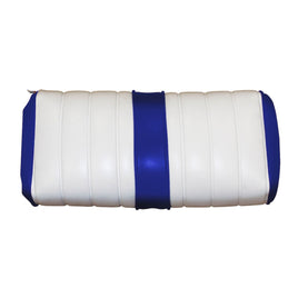 VINYL,SEAT BOT,WHT/BLU,ECON