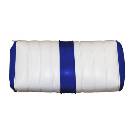 VINYL,SEAT BOT,WHT/BLU,ECON