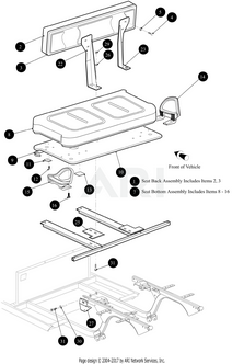 SEAT BTM, GRA, REF BENCH-ASSY