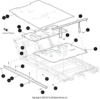 FLOOR PANEL,HYDR,GAS,LOWER,W/O RIBBING