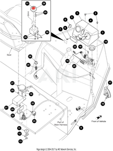 HARNESS, 48V AC TUG - EZGO OEM | Canyon Lake Mobile