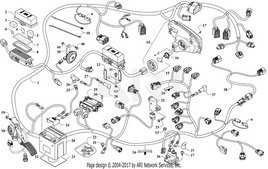 HARNESS/DIA,MAIN-018 MOD CUSH-GAS CC(CA) - EZGO OEM | Canyon Lake Mobile