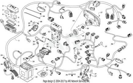 HARNESS/DIA,MAIN-018 MOD CUSH-GAS CC(CA) - EZGO OEM | Canyon Lake Mobile