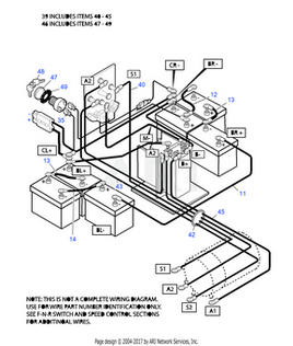 WIRE ASSY-6GA-20 - EZGO OEM | Canyon Lake Mobile