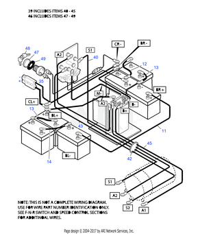 WIRE ASSY-6GA-20 - EZGO OEM | Canyon Lake Mobile