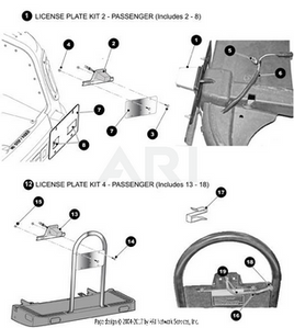 HARNESS,JUMPER,LICENSE LIGHT - EZGO OEM | Canyon Lake Mobile