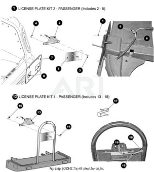 HARNESS,JUMPER,LICENSE LIGHT - EZGO OEM | Canyon Lake Mobile