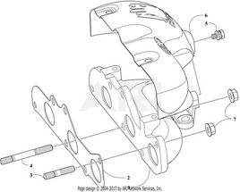 Exhaust Manifold - EZGO OEM | Canyon Lake Mobile