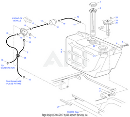TUBE-FUEL SYSTEM, ID .25", OD .5", L 16"