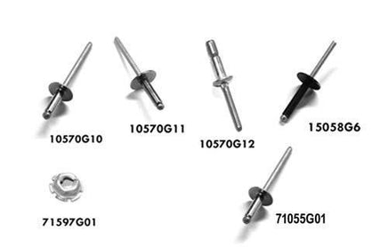 TXT BODY RIVET KIT