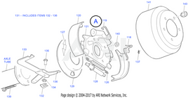 BRAKE DRUM (1/2LUG STUD-ICL) (TEXT) - EZGO OEM | Canyon Lake Mobile