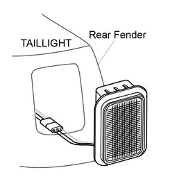 LAMP,STOP/TAIL,W/HOLE,W/TERMINALS