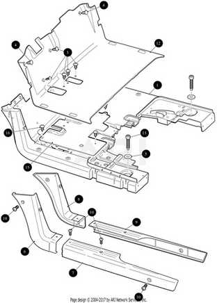 FLOOR MAT W/HORN HOLE