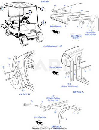 WASHER-SS-3/8 - EZGO OEM | Canyon Lake Mobile