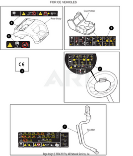 LABEL, TOWBAR, CE