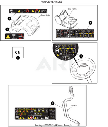 LABEL, TOWBAR, CE