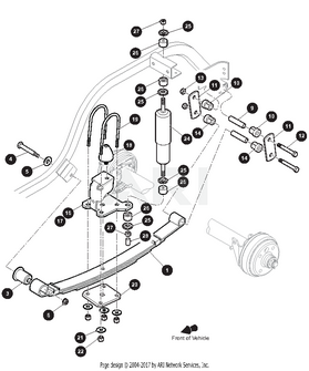 BRACKET-AXLE,GAS MED RH