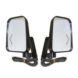 SIDE MIRROR KIT W/LED TURN SIGNAL,12-48V