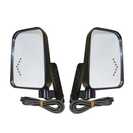 SIDE MIRROR KIT W/LED TURN SIGNAL,12-48V
