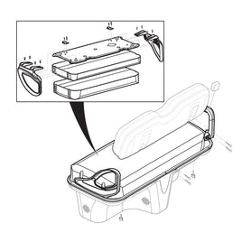 SEAT BOTTOM,BLACK,FRT,SHUTTLE-ASSY