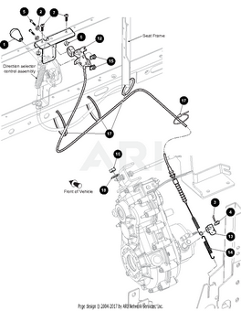 CABLE,DIFF LK REAR - EZGO OEM | Canyon Lake Mobile