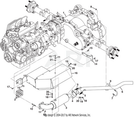 TAILPIPE, DIESEL EXHAUST - EZGO OEM | Canyon Lake Mobile