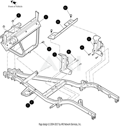 FRAME,RXV,E/COAT & P/COAT-WELDMENT