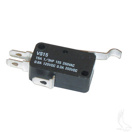 MS-001 - Micro Switch, 3 Terminal, Club Car Tempo, Onward, Precedent, DS Gas 84+, Electric 80+