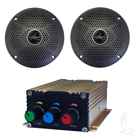 RAD-047 - Bluetooth Audio Package with Bluetooth Enabled AMP and 5" Speaker Set