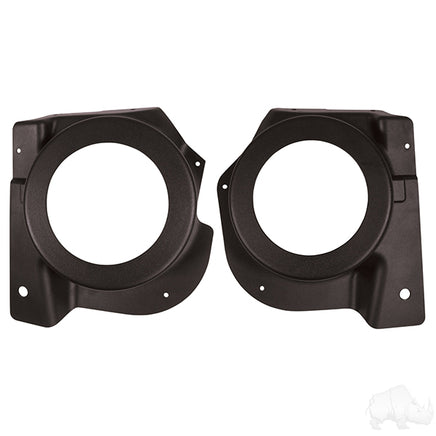 RAD-914 - Speaker Pod, SET OF 2, Black ABS, E-Z-Go RXV 08-23