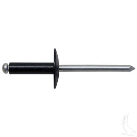 RIV-010 - Pop Rivet, Black 3/16x.675x5/8 hd. dia.