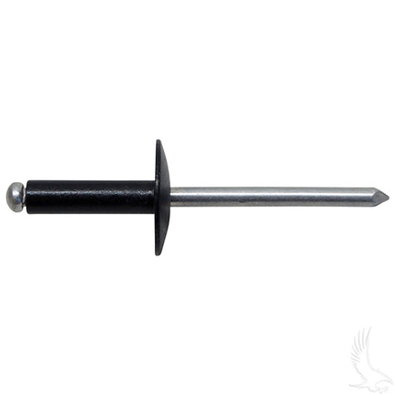 RIV-010 - Pop Rivet, Black 3/16x.675x5/8 hd. dia.