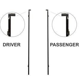 DoorWorks Rear Post for Hinged Golf Cart Enclosure