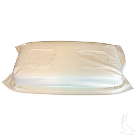 SEAT-0008 - Seat Bottom Cover, White, Club Car New Style 00+
