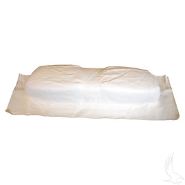 SEAT-0009 - Seat Back Cover, White, Club Car New Style 00+
