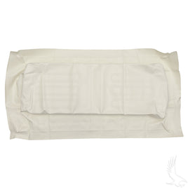 SEAT-0012 - Seat Bottom Cover, White, Club Car 00 & down