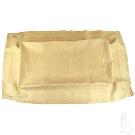 SEAT-0024 - Seat Bottom Cover, Beige, Club Car Tempo, Precedent