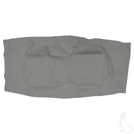 SEAT-0074 - Seat Back Cover, Gray, Club Car Tempo, Precedent 04+