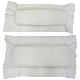 SEAT-021W-CV - RHOX Rhino Cover Set, White, Club Car DS