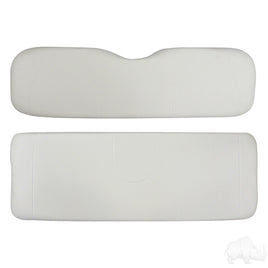 SEAT-031W - RHOX Rhino Cushion Set, White, Club Car Tempo, Precedent 04+