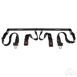 SEAT-2006 - Seat Belt Kit includes: (2) 60" Fully Extended Lap Seat Belts, Bracket and Hardware