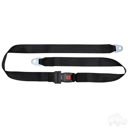 SEAT-2008 - RHOX Seat Belt, Black, 72" Fully Extended Lap Belt