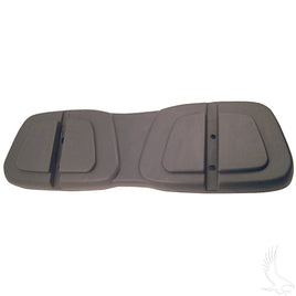 SEAT-2709 - Seat Back Shell, 1 Piece Black Plastic, Club Car DS
