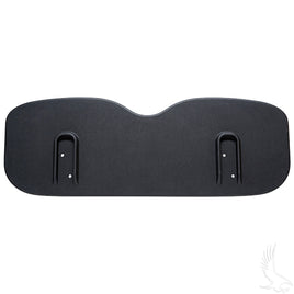SEAT-2724 - Seat Back Shell, Black Plastic, E-Z-Go TXT 14+
