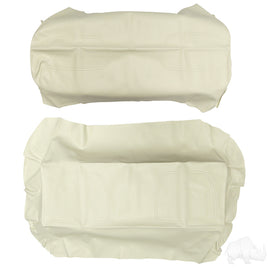 SEAT-723-W - RHOX SS Cover Set, White, Club Car DS