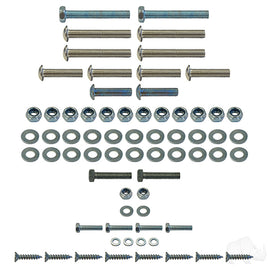 SEAT-734 - RHOX Replacement Hardware, SS Seat Kit, Club Car Tempo, Precedent 04+