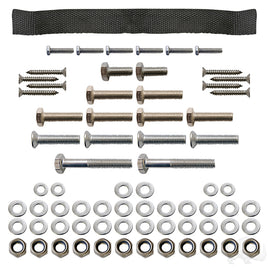 SEAT-744 - RHOX Replacement Hardware, SS Seat Kit, Yamaha G14-G22