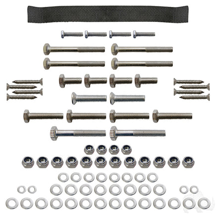 SEAT-764 - Flip Hardware, Super Saver Seat, E-Z-Go  RXV 08+