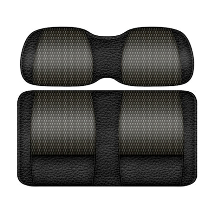 SEAT-DT1122-BGP - DoubleTake Veranda Front Cushion Set, Club Car DS New Style 00+, Black/Graphite